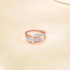 Rose Gold Ethereal Enigma Lab Grown Diamond Ring