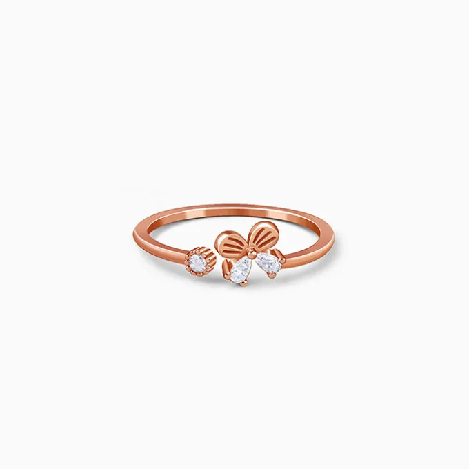 Rose Gold Ethereal Floret Ring