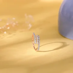 Rose Gold Everlasting Diamond Ring