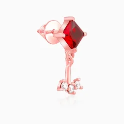 Rose Gold Falling For You Earrings