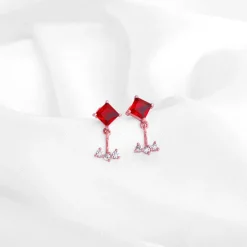 Rose Gold Falling For You Earrings