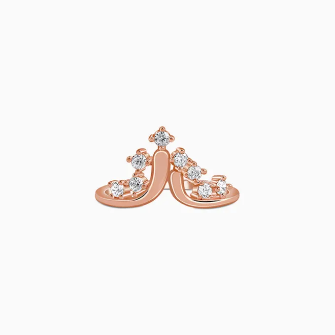 Rose Gold Falling Ring