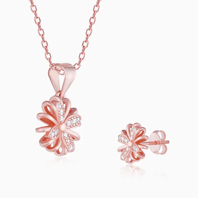 Rose Gold Floral Dreams Set