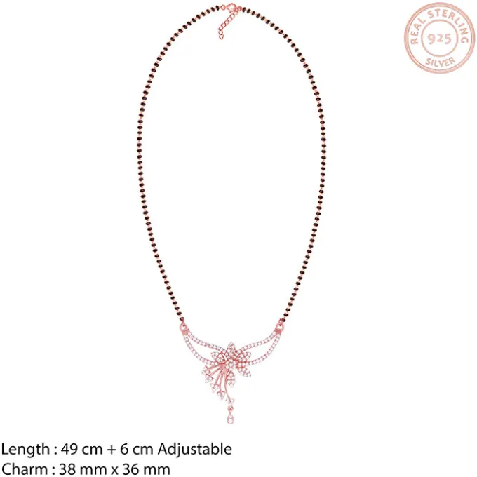 Rose Gold Floral Love Bond Mangalsutra