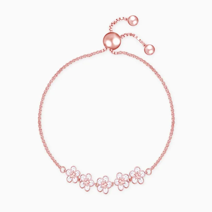 Rose Gold Floral Lover Bracelet