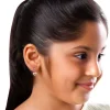 Rose Gold Forever Beat Kids Earrings