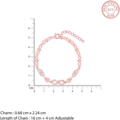 Rose Gold Forever Infinity Love Bracelet