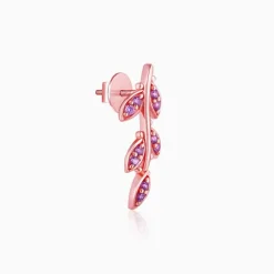 Rose Gold French Beauty Earrings