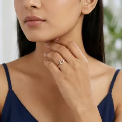 Rose Gold Garden Blush Lab Grown Diamond Ring (Size 12)