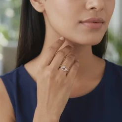 Rose Gold Garden Blush Lab Grown Diamond Ring (Size 12)