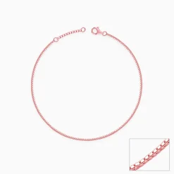 Rose Gold Glint Anklet