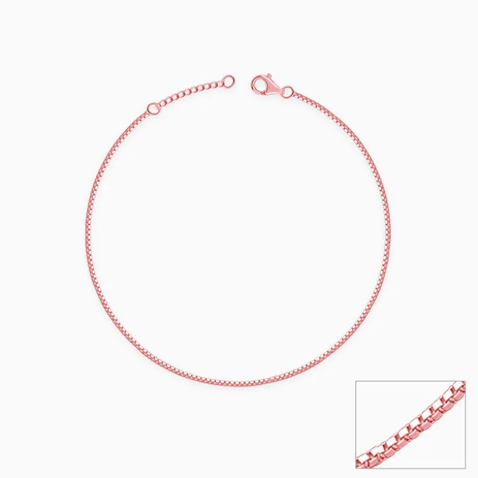 Rose Gold Glint Anklet