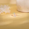 Rose Gold Glitz Diamond Ring
