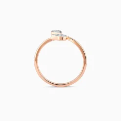 Rose Gold Glitz Diamond Ring