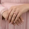 Rose Gold Gracious Wave Ring