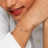 Rose Gold Halo Heart Bracelet