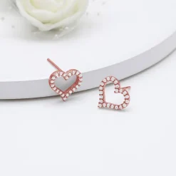 Rose Gold Heart Set