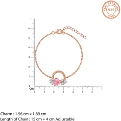 Rose Gold Heartbound Bracelet