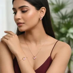 Rose Gold Heartbound Set of 3