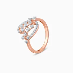 Rose Gold Heartfelt Spark Lab Grown Diamond Ring