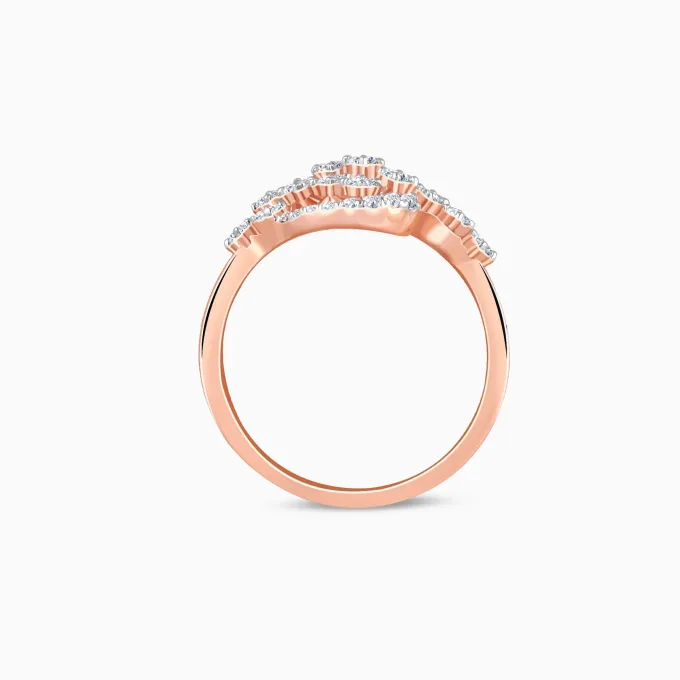 Rose Gold Heartfelt Spark Lab Grown Diamond Ring