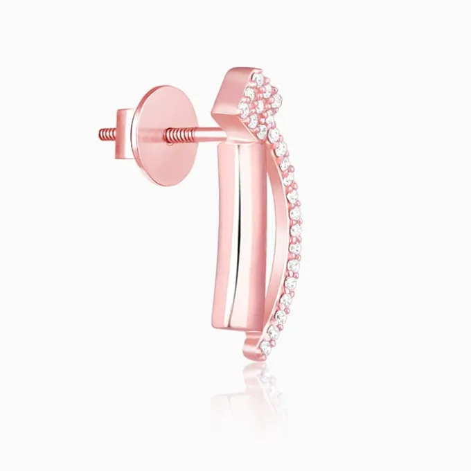 Rose Gold Hope And Happiness Earrings