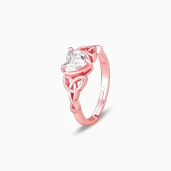 Rose Gold I Promise My Heart Ring