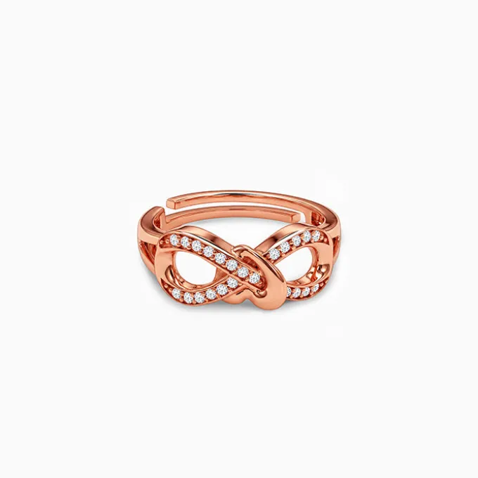 Rose Gold Infinitely Yours Ring (Size 12)