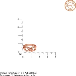 Rose Gold Infinitely Yours Ring (Size 12)