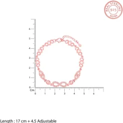 Rose Gold Infinity Romance Bracelet