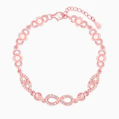 Rose Gold Infinity Romance Bracelet