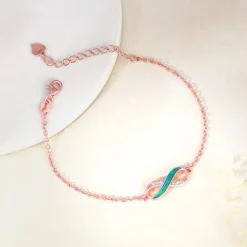 Rose Gold Infinity Vibe Bracelet