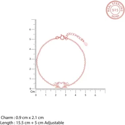 Rose Gold Intertwined In Love Set