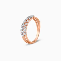 Rose Gold Ivory Radiance Diamond Ring