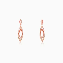 Rose Gold Ixchel Dangler Earrings