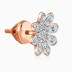 Rose Gold Jasmine Lab Grown Diamond Earrings