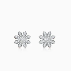 Rose Gold Jasmine Lab Grown Diamond Earrings