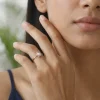 Rose Gold Jennifer Pearl Ring (Size 12)