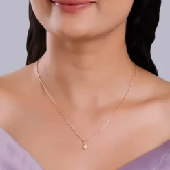 Rose Gold Kaiva Lab Grown Diamond Pendant