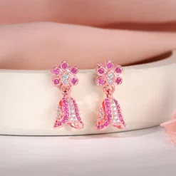 Rose Gold Kalinga Jhumki