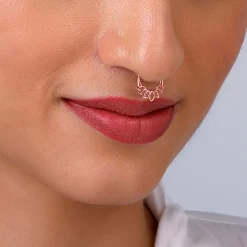 Rose Gold Kamal Septum Ring