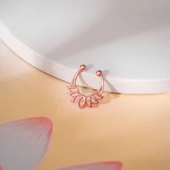 Rose Gold Kamal Septum Ring
