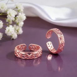 Rose Gold Khoobsurat Toe Rings