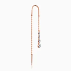 Rose Gold Kiran Sui Dhaaga Lab Grown Diamond Earrings