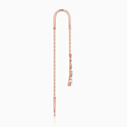 Rose Gold Kiran Sui Dhaaga Lab Grown Diamond Earrings