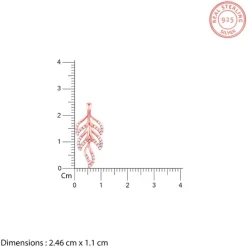 Rose Gold Komal Pankh Pendant With Link Chain