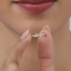 Rose Gold Leafy Legacy Diamond Ring