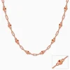 Rose Gold Linea Bead Chain