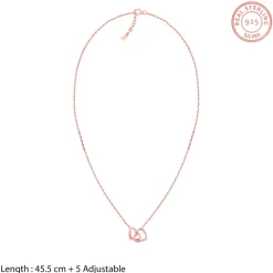 Rose Gold Locked-In-Love Necklace
