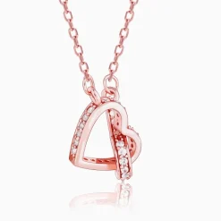 Rose Gold Locked-In-Love Necklace